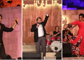 منى بوركهارد ومصطفى حجاج وعز الأسطول يبدعون في مهرجان القلعة