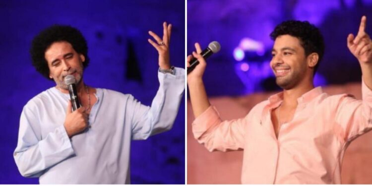 أحمد جمال ومصطفى شوقي في مهرجان القلعة