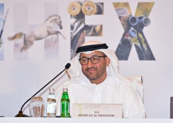 ماجد علي المنصوري الأمين العام لنادي صقاري الإمارات رئيس الاتحاد العالمي للصقارة