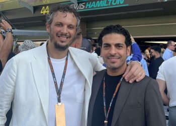 ممدوح عيد رئيس نادي براميدز وهاني سعيد المدير الرياضي للنادي