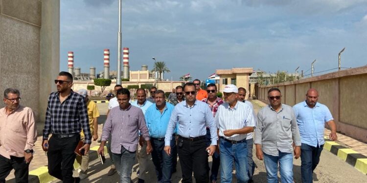 المهندس محمد خلف الله يتفقد مشروع شقق جنة بدمياط الجديدة المهندس محمد خلف الله