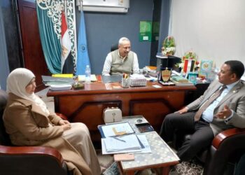 رئيس مدينة البدارى يبحث مع د. ناصر عثمان خطوات تدشين معرض أهلا رمضان