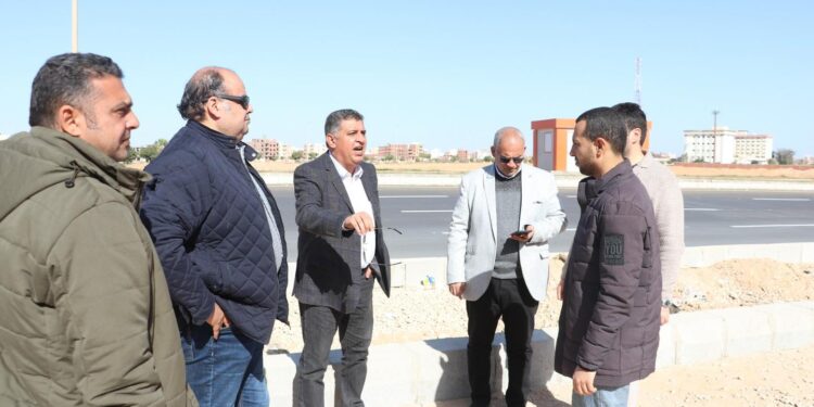 المهندس ياسر عبدالحليم يتفقد مشروعات الإسكان بمدينة السادات المهندس ياسر عبدالحليم