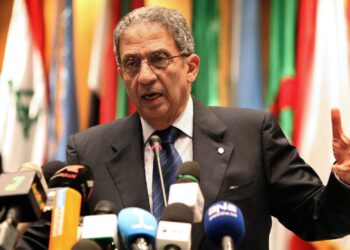 الدكتور عمرو موسى الأمين العام السابق لجامعة الدول العربية