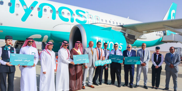 طيران ناس السعودي يحتفل بتشغيل أول رحلة مباشرة بين الرياض ومدينة العلمين طيران الناس
