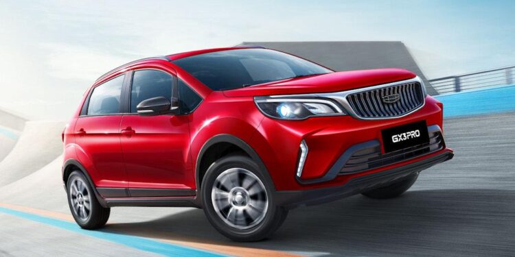 سعر جيلي GX3 برو موديل 2025 في التوكيل سعر جيلي GX3 برو موديل 2025