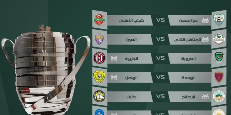 كأس رئيس الدولة الإماراتي .. نتائج قرعة دور الـ 16 كأس رئيس الدولة
