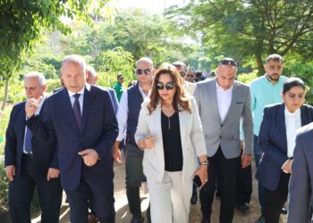 حديقة الفيروز بالمقطم.. وزيرة التنمية المحلية ومحافظ القاهرة يفتتحان الحديقة