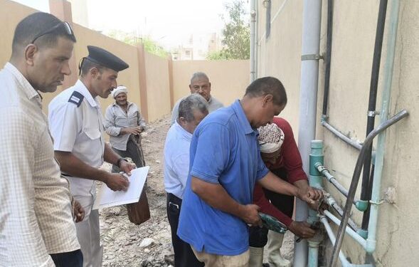 وصلات المياه الخلسة