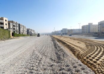 الطريق الحدائقى بمنطقة الأندلس