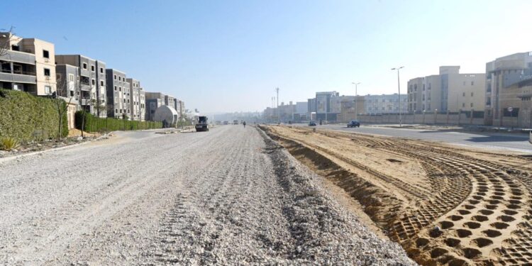 الطريق الحدائقى بمنطقة الأندلس