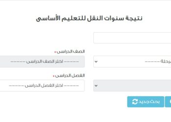 رابط نتيجة صفوف النقل للابتدائية والإعدادية