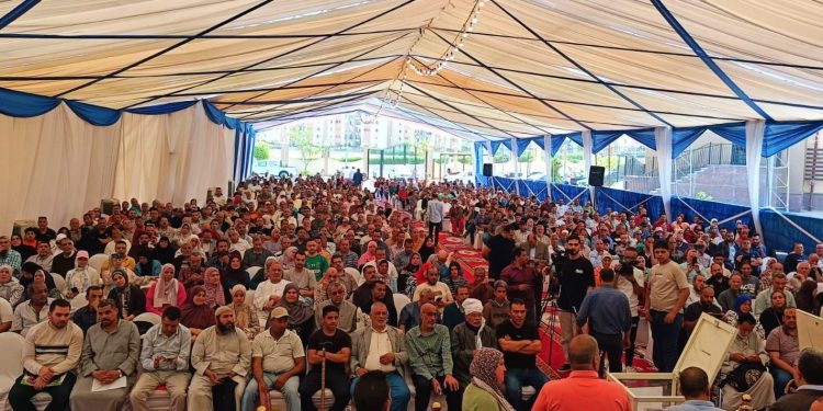 أراضي القادسية والأمل .. تسليم قطع القرعتين 11 و12 بالعبور الجديدة أراضي القادسية والأمل