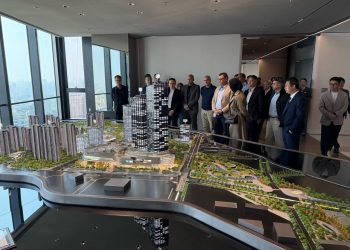 منطقة الأعمال المركزية بشنغهاي