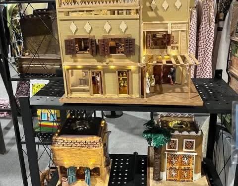 منتجات يدوية في معرض نُسك هدايا الحاج نهج