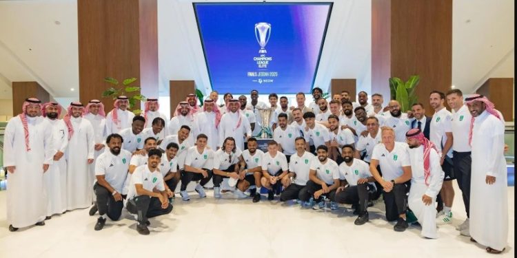 أهلي جدة يحظى بتكريم ملكي بعد فوزه بـ دوري أبطال آٍسيا للنخبة 2025 أهلي جدة