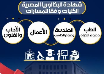 كليات مسارات البكالوريا المصرية 2025