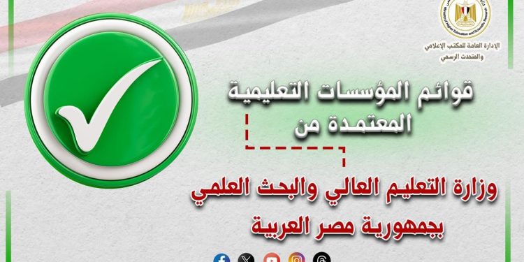 مؤسسات التعليم العالي المعتمدة 2025