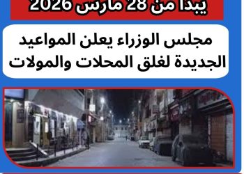 مواعيد غلق المحلات والمولات 2026 .. مجلس الوزراء يعلن التفاصيل