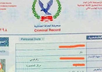 خطوات استخراج فيش جنائي أونلاين 2026