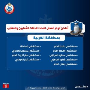 اماكن مصل لدغات الثعابين في مصر وأرقام التواصل مع مراكز السموم اماكن مصل لدغات الثعابين في مصر وأرقام التواصل مع مراكز السموم