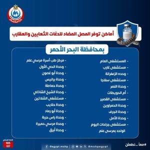 اماكن مصل لدغات الثعابين في مصر وأرقام التواصل مع مراكز السموم اماكن مصل لدغات الثعابين في مصر وأرقام التواصل مع مراكز السموم